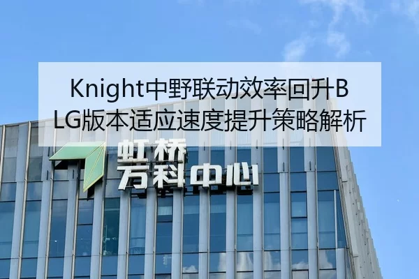 Knight中野联动效率回升BLG版本适应速度提升策略解析